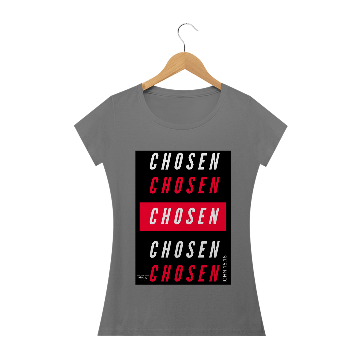 Nome do produto: CHOSEN (ESCOLHIDO) - ESTONADA - BABY LOOK