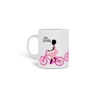 Garota na bike