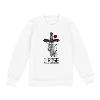 Nome do produto THE ROSE - Moletom (branco)