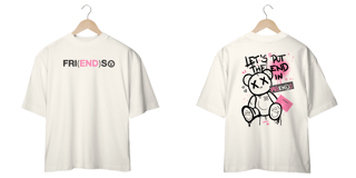 Nome do produto V - FRIENDS (Oversized) Branca/Offwhite