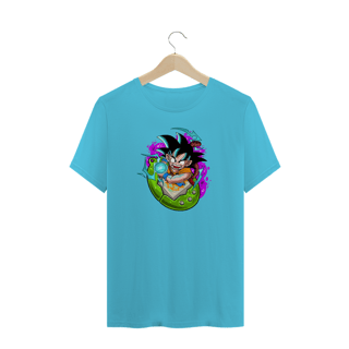 Nome do produto T-Shirt Goku Kid Kamehameha