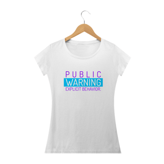 Nome do produto Baby Long Public Warning Explicit Behavior