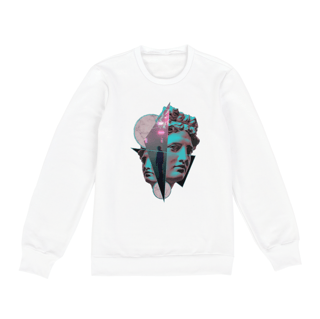 Nome do produto Moletom Greek Statue Vaporwave