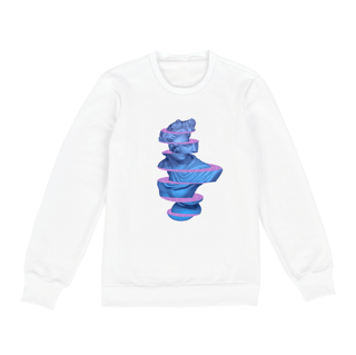 Nome do produto Moletom Greek Statue Vaporwave