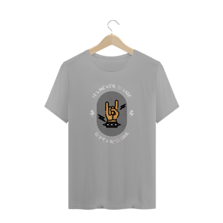 Nome do produto T-Shirt It's Never To Late To Be a Rockstar