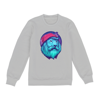 Nome do produto Moletom Galactic Lion- Unissex