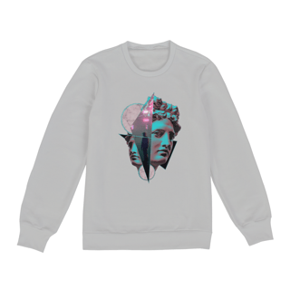 Nome do produto Moletom Greek Statue Vaporwave
