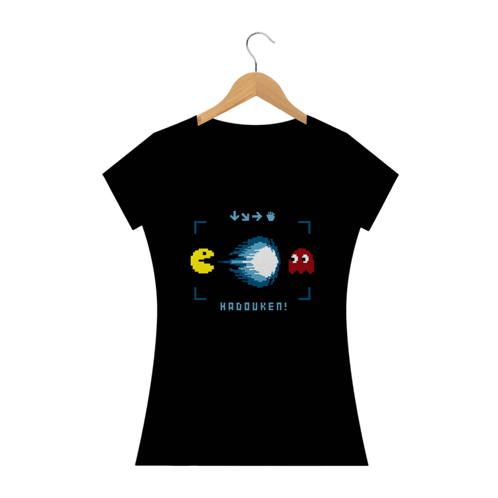 Pac-Man Hadouken!- Feminino