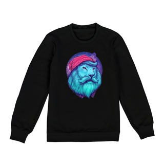 Nome do produto Moletom Galactic Lion- Unissex
