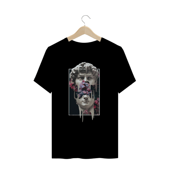 T-Shirt Flower Greek Statue