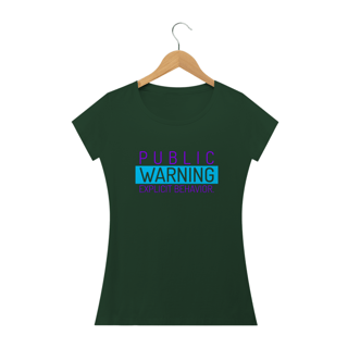 Nome do produto Baby Long Public Warning Explicit Behavior