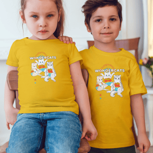 Nome do produtoCamiseta Infantil Unissex Wonder Cats