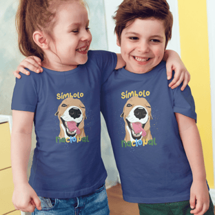 Nome do produtoCamiseta Infantil Unissex Vira-lata Caramelo Símbolo Nacional