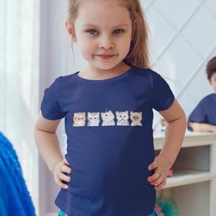 Nome do produtoCamiseta Infantil Gatinhos Fofinhos