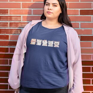 Nome do produtoCamiseta Plus Size Gatinhos Fofinhos