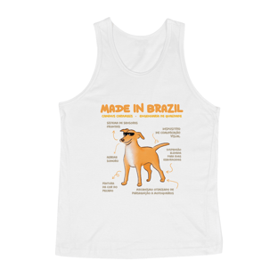 Nome do produtoRegata Masculina Vira-lata Caramelo Made in Brazil