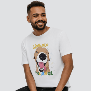 Nome do produtoCamiseta Masculina Vira-lata Caramelo Símbolo Nacional