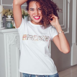Nome do produtoCamiseta Feminina Gatinhos Fofinhos