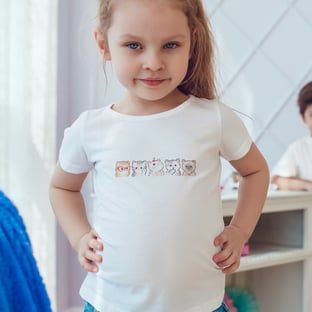 Nome do produtoCamiseta Infantil Gatinhos Fofinhos