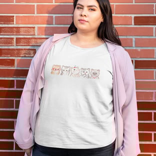 Nome do produtoCamiseta Plus Size Gatinhos Fofinhos