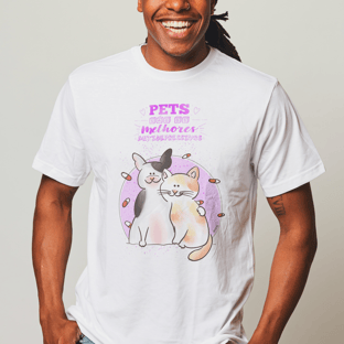 Nome do produtoCamiseta Masculina Pets São os Melhores Antidepressivos