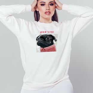 Nome do produtoMoletom Unissex Pug Life