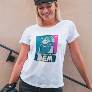 Nome do produtoCamiseta Feminina Gato é sobre isso