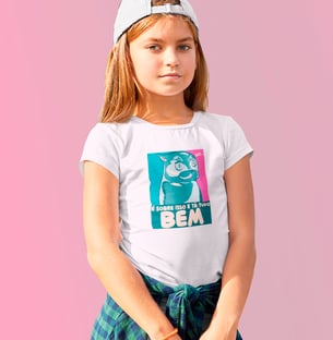 Nome do produtoCamiseta Infantil Gato é sobre isso - Unissex