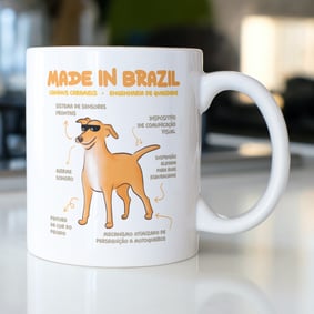 Caneca Vira-lata Caramelo Made in Brazil