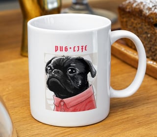Caneca Pug Life
