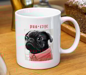 Caneca Pug Life