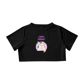 Camisa Cropped Pets São os Melhores Antidepressivos