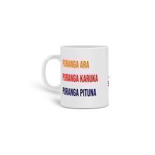 Caneca Ato revolucionário é dar bom dia em Tupi