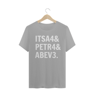 Nome do produtoCamiseta ITSA4, PETR4, ABEV3
