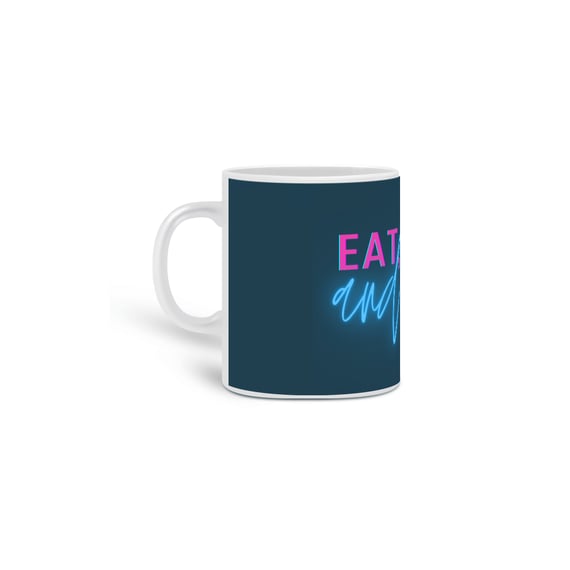 Caneca Thomas Café Eat Drink Canhoto