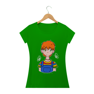 Nome do produto Camiseta Feminina Estampada, Artista: @divel._.arts