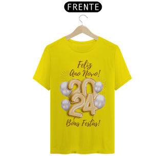 Nome do produto Camiseta Ano Novo 2024 Balão Festivo