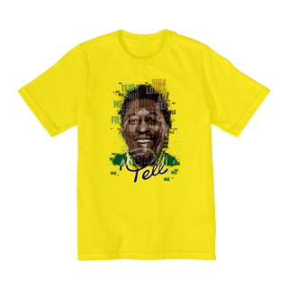 Nome do produto Camiseta Infantil (10 a 14) Pelé Eterno do Chaves