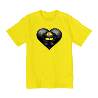 Nome do produto Camiseta Infantil (2 a 8) Coração de Herói Batman