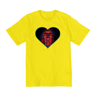 Nome do produto Camiseta Infantil (10 a 14) Coração de Herói Homem Aranha v1
