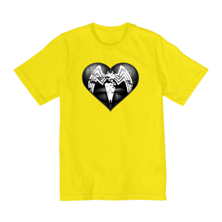 Nome do produto Camiseta Infantil (10 a 14) Coração de Herói Homem Aranha v2