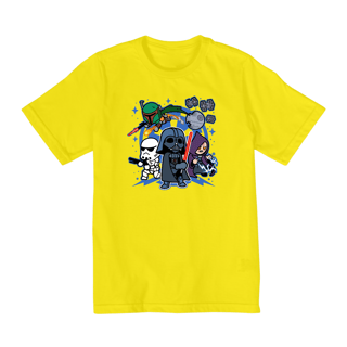 Nome do produto Camiseta Infantil (10 a 14) Darth Vader and Friends