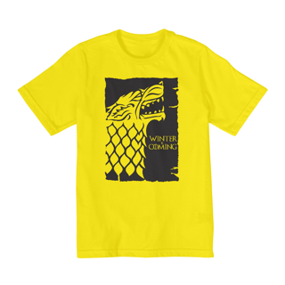 Nome do produto Camiseta Infantil (10 a 14) Game of Thrones Winter is Coming