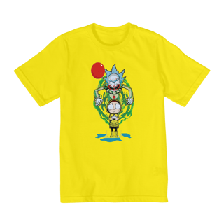 Nome do produto Camiseta Infantil (2 a 8) Rick and Morty Pennywise