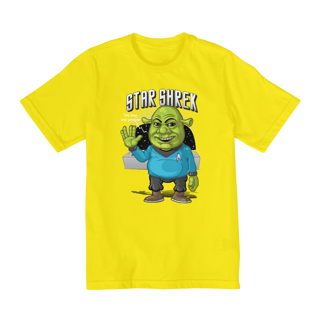 Nome do produto Camiseta Infantil (2 a 8) Shrek Star Trek