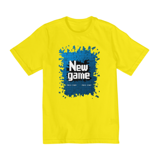 Nome do produto Camiseta Infantil (10 a 14) New Game Start
