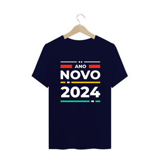 Nome do produto Camiseta Plus Size Ano Novo Moderno 2024