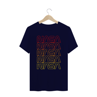Nome do produto  Camiseta Plus Size Nasa Logo Arco íris Grunge