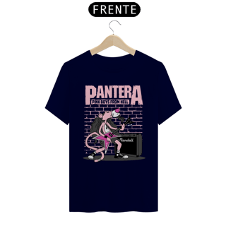 Nome do produto Camiseta Pantera Rosa Rockeira