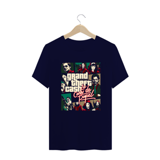 Nome do produto Camiseta Plus Size La Casa de Papel GTA
